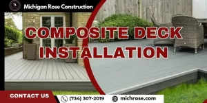 composite deck installation service by michrose construction