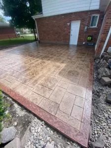 stamped concrete